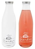 Esschert Design USA AGG20 Milk Bottle, Set of 2 [並行輸入品]