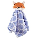 Hudson Baby Velboa Security Blanket, Blue Fox by Hudson Baby [並行輸入品]