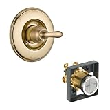 デルタDelta kvodli-t14094-cz Lindenバルブのみキットpressure-balance単一機能カートリッジ、シャンパンブロンズシャンパンブロンズ