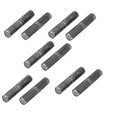 uxcell　ヒンジピン　蝶番ピン　オス-メス　家庭ドア、窓パート　8mmx40mm　10ペア