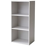 山善(YAMAZEN) 棚位置選べる カラーボックス 3段 ホワイトウォッシュ CFB-3(JW)PP