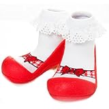 [アティパス] ソックスシューズ  balletlred1 バレー レッド L(12.5cm)(12.5 cm)