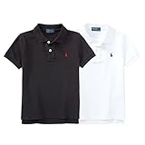 POLO RALPH LAUREN (ポロ ラルフローレン) ポロシャツ 半袖 キッズ 子供用 男の子 子供 4/4T,ブラック [並行輸入品]