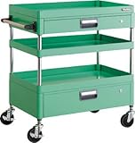 ＴＲＵＳＣＯ　フェニックスワゴン　７５０Ｘ５００ＸＨ８８０　引出付　Ｗ色【PEW973VZW】 (販売単位：1台)