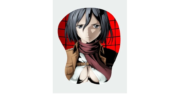 Amazon 進撃の巨人 ミカサ アッカーマン おっぱい ３ｄマウスパッド アニメ 萌えグッズ 通販