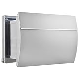 LEON(レオン) 郵便ポスト デザイナーズ ポスト MB-0310 シルバー (MAIL BOXシート無し) 防水 大型