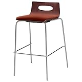 オリバー ダイニング ハイカウンターチェア スチール ビニールレザー張り ダークブラウン×ブラウン (S・CS-147・DB・ST+AL-04K)