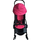 新生児折り畳み式ベビーカー傘トロリーベビーカープラム旅行ポータブル軽量ベビーカー (ピンク)