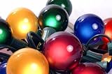 15のセットマルチサテンg50 Globeクリスマスライト – グリーンワイヤー