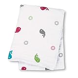 Lulujo Swaddling Blanket (Whales) by lulujo