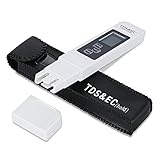 デジタル水質測定器 TDS ＆ ECメーター 飲料水などのイオン濃度と導電率を手軽に測定 水耕栽培の必需品 水温計付 FMTTDS10