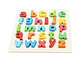 キッドの子供の教育おもちゃのためにおかしい木製立体パズル手紙