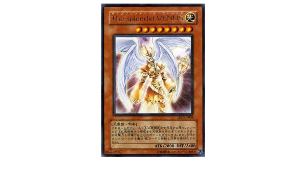 Amazon Co Jp 遊戯王カード ｔｈｅ ｓｐｌｅｎｄｉｄ ｖｅｎｕｓ ウルトラ Le10 Jp005 Ur
