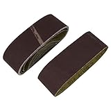 uxcell サンドペーパー　紙やすり サンディングベルト 研磨帯 120グリット 研磨剤素材 10個