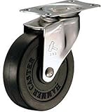 ハンマー　オールステンレス　Ｅ型自在　ゴム車７５ｍｍ 320E-R75BAR01