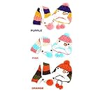 (サクタネ)SAKUTANEベビー 用 ニット 帽子 ニット帽子 マフラー セット 出産祝い 出産ギフト 可愛い ニット帽子 耳あて パイロット風 キッズ　防寒グッズ 赤ちゃん ベビー キッズ用 高品