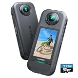 AKASO 360 ウィンターセット 256GB SDカード付き 360度カメラ アクションカメラ-5.7K360度動画 72MP360度写真 新型1/2インチ48MPセンサー 360度水平維持 360° スーパースムース 安定化機能 AI編集 見えない自撮り棒効果 2.29" タッチスクリーン 長時間バッテリー