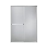 スターリング660b / sp-46s標準by-passシャワードア、シルバーwithクリスタルクリアガラス