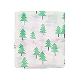 杜屋トヤ　赤ちゃん用ガーゼおくるみ　ブランケット　バスタオル　ベビー毛布　敷物　大判　柔らかい　オールシーズン　出産祝いプレゼント　新生児　ベビー　100cmx110cm (D)