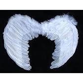 【コスプレ】 天使 翼 羽 （Ｂ 白 ・１枚） 舞台 演劇 衣装 演出 仮装 道具 Angel Wing white typeB-WT1