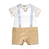 ホッペッタ Hoppetta 男の子ショートオール オフ白 80cm 58494