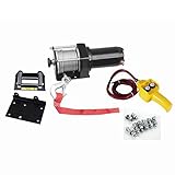 強力電動ウインチ Max1361kg DC12V ウィンチ 牽引 ボート ジェットスキー ホイスト 巻上げ機