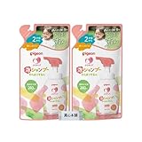 ピジョン pigeon ぷちキッズ 泡シャンプーからまりするん フレッシュアップルの香り 詰め替え 240ml 2個セット 無添加 弱酸性 低刺激