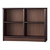 小島工芸 日本製 組立不要 健康仕様のFフォースター 耐荷重に優れた中がしっかりつまった丈夫な棚板 高さ87.3cm オープンラック 120アコードL ウェンジ[幅118.3cm 奥行30.5cm] 2354163