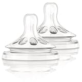 Philips AVENT BPA Free Natural Slow Flow Nipples, 2-Pack by Philips AVENT [並行輸入品]