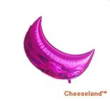 31.4インチMylar Balloon & # xff0 C ;ピンクMoon Forパーティー& # xff0 C、ベビーシャワーまたはホーム装飾ベビールーム装飾ウェディング