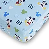 Disney Baby Mickey Mouse Fitted Crib Sheet by Disney [並行輸入品]