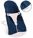 marie*K 今治タオル バウンサー専用 ソフト カバー ネイビー　「フラワーブルー」