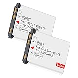 Power-connoisseurリチウムイオン充電池LI-40B、LI-42B交換バッテリー(2個入り) 【3.7V 1500mAh 】交換用の電池 互換対応機種カメラ用バッテリーOlympus FE-190カメラ用バッテリー2022LT.