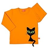 スウェーデンブランド　LIP FISH (リップ　フィッシュ）長袖Tシャツ　キャット（オレンジ）