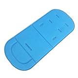 スカイブルーpopular-washable-soft-stroller-pushchair-car-seat-padding-pram-liner-pad-cushion