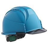 住ベテクノプラスチック ヘルメットKKC3シリーズ 通気孔付・透明ひさし・スチロールライナー付 KKC3-B-BL-S