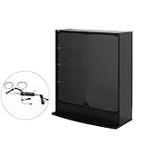 【JAJAN】フィギュアラック「サード(3rd)」ワイド LED付き扉タイプ 幅83cm奥行29cm高さ98cm ロータイプ ブラック【正規品】[鍵付きコレクションケース][棚プレ対象商品]