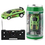 ミニリモコンカー ミニドリフト RC カー 缶入りリモコンカー 小さなリモートコントロールレーシングビークル バリケード缶付きシミュレーション レーシング カー ポータブルリモートコントロールビークル 子供向けドリフトレーシングカーのおもちゃ