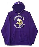 Minnesota Vikings大人用サイズMediumパフォーマンスプルオーバーフード付きスウェットシャツ – パープル