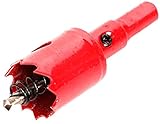 選べる ホールソー 22サイズ（50mm～155mm） 電動ドリル ボール盤 対応 木工 塩ビ プラスチック アクリル 発泡スチロール 用 穴あけ 道具 器具 (40mm)