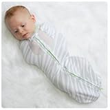 Woombie Air, Gray Zebra/Green Trim, Big Baby 14-19 Lbs by Woombie [並行輸入品]