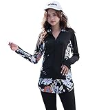 [Teddy] フィットネス 水着 レディース 体型カバー ラッシュガード 5点セット タンクトップ レギンス 長袖ラッシュパーカーUPF5