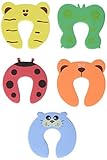 WMA 5x Baby Kids Door Jammer Finger Pinch Guard Child Toddler Infant Safety Protector Stopper Cute A