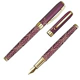 IWI 万年筆 極細 エッセンス 不思議の国のアリス 9S330FP-11G レッド