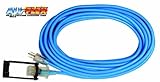 Voltec 05-00142 12/3 SJEOOW All-Flex Extension Cord with E-Zee Lock and Lighted End, 50-Foot, Blue [