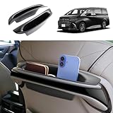 Coleya 2個セット シートバックポケット トヨタ アルファード40系 / ヴェルファイア 40系 2023~専用 シートバックハンドル収納ボックス シートハンドルトレイ コンソールトレイ 小物入れ ABS素材 ガタガタ音なし 取付簡単 カーアクセサリー