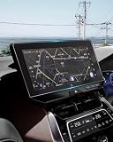 ruiya 【2022.10改良後専用】 反射防止フィルム 新型 トヨタ ハリアー 80系 カーナビ 12.3インチ ガラスフィルム 80ハリアー ディスプレイオーディオ 12.3インチ カーナビ 保護フィルム 傷防止 9H 指紋防止 汚れ防止 極薄 高感度タッチ 自己吸着 ハリアー 80 アンチグレアフィルム ハリアー80系専用アクセサリー カスタムパーツ