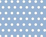 SheetWorld Fitted Sheet (Fits BabyBjorn Travel Crib Light) - Polka Dots Blue - Made In USA by sheetw
