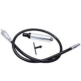 AUTOTOOLHOME 電動 グラインダー ゴム フレックスシャフト 0.3-4mmのドリルチャック 工具アクセサリー フィットDremel 3000 4000