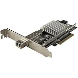 StarTech.com 1ポート10ギガSFP+増設PCIe専用LANカード 10GBase-SR対応NIC Intelチップ搭載 マルチモード対応トランシーバモジュール付属 PEX10000SRI